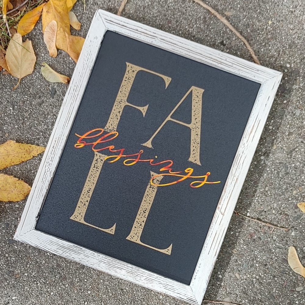 Fall Blessings Sign